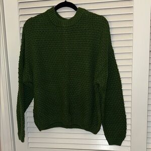 Universal Thread Forest Green Knit Pullover Sweater - Size XL